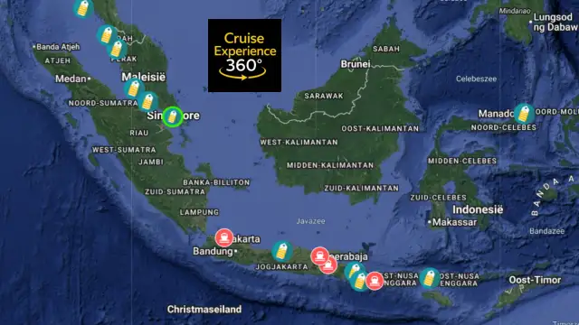 DE CRUISE HAVEN WERELD ATLAS